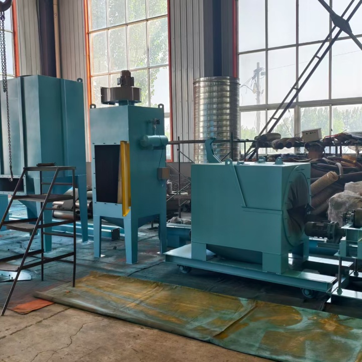 工字鋼打砂清理機_打鋼砂機器_鋼板打砂機