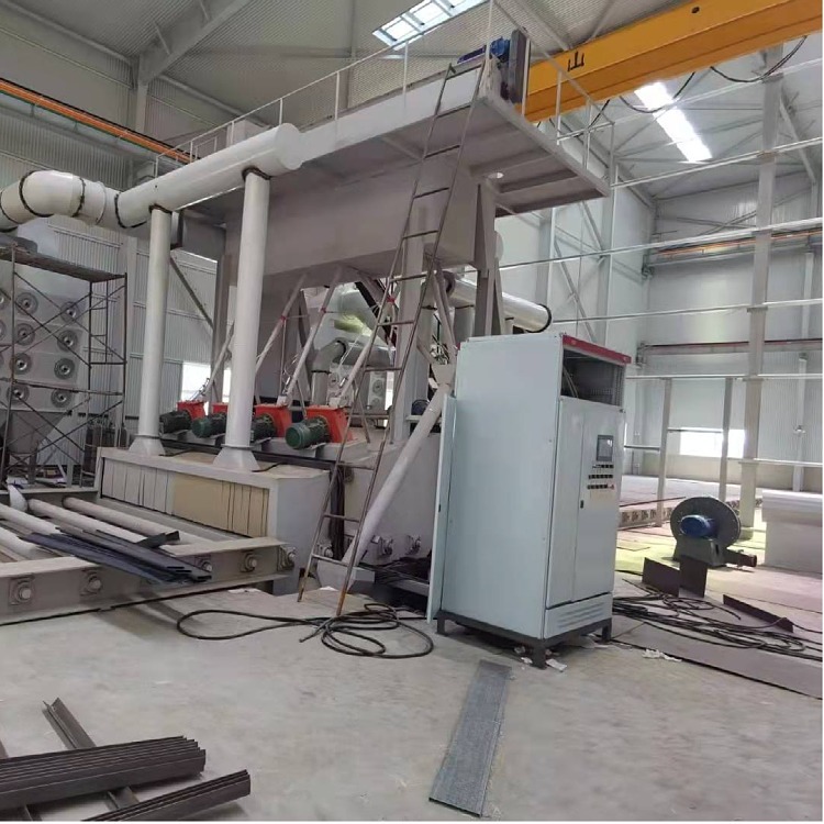 鋼板除銹機_h型鋼除銹機小型手推_H型鋼除銹機