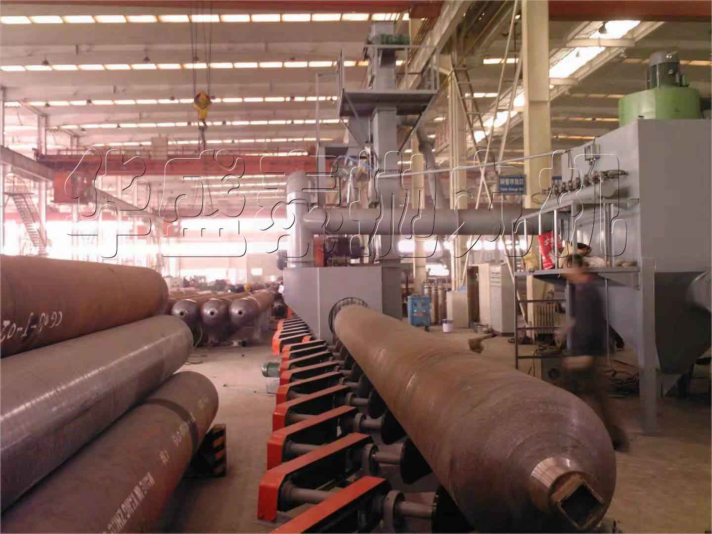 氧氣鋼瓶拋丸機的工作原理是什么？