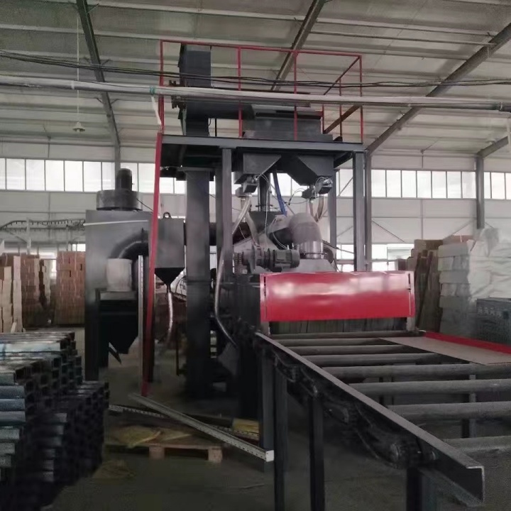 腳手架打砂除銹機_鐵砂除銹機_除銹用砂
