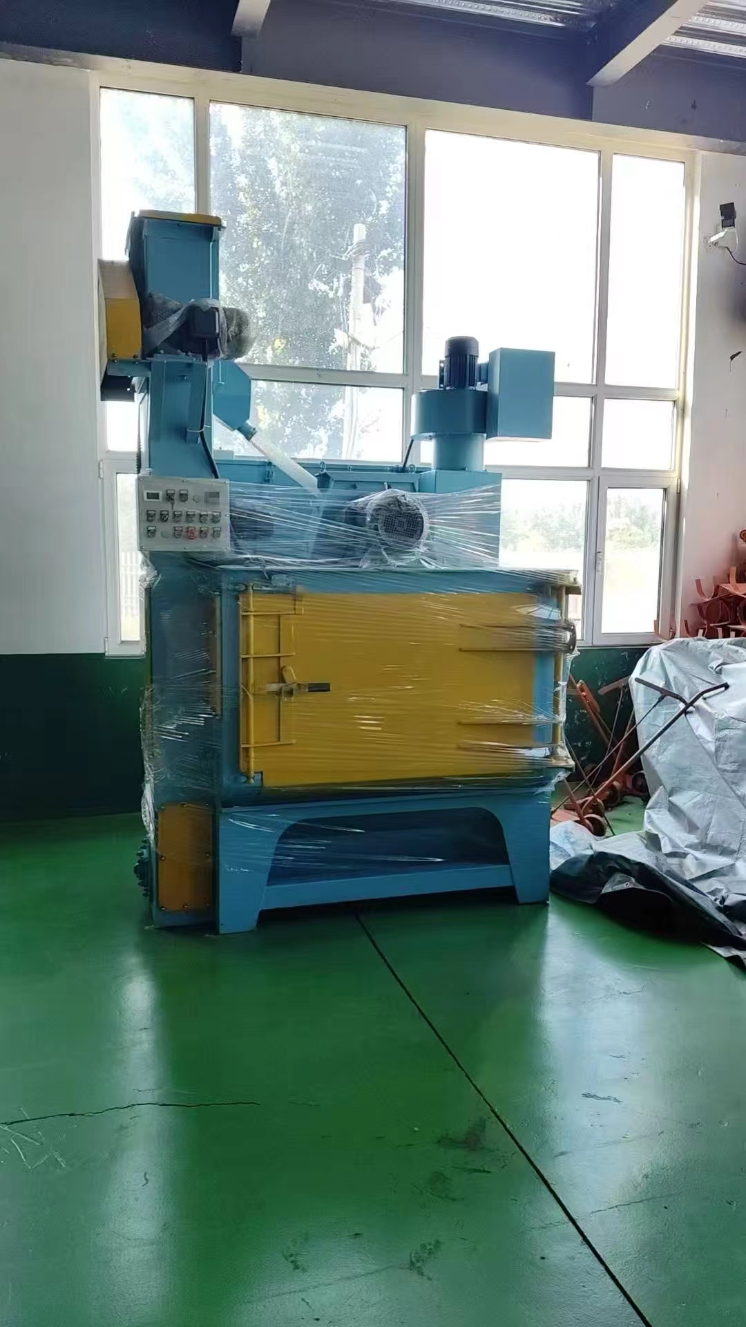 鋼管壁大型拋丸機外徑多大_大型鋼管外壁拋丸機_大型鋼管拋丸機多少錢
